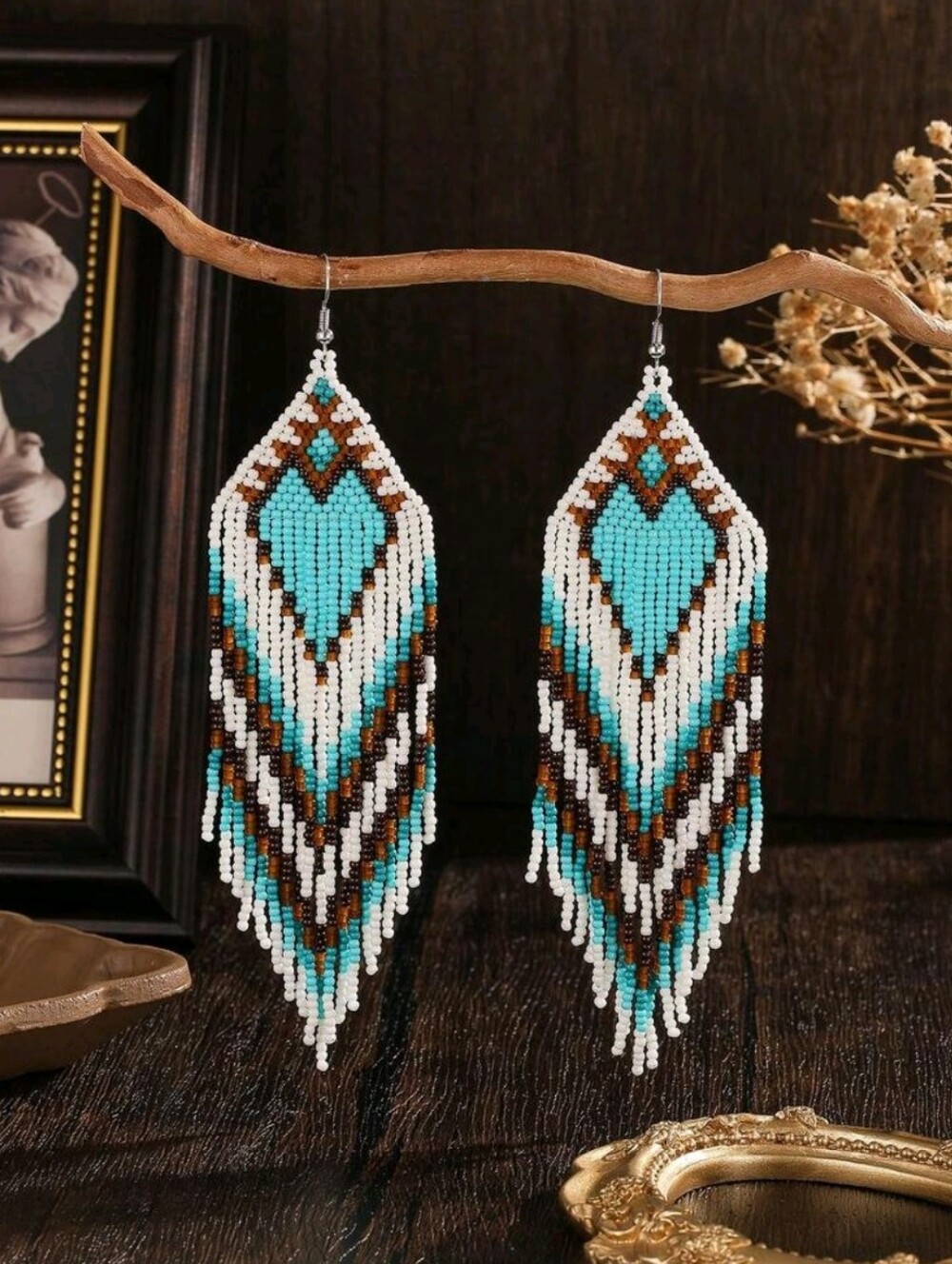 Bohemian Beaded Earrings